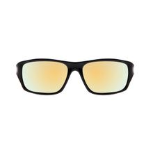 Chilli Beans Mens Golden Lens Black Sunglasses with 100% UV Protection