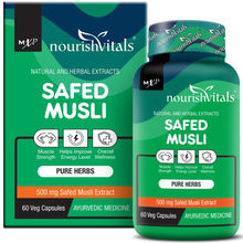 Nourish Vitals Safed Musli Capsules - 500mg Safed Musli Extract