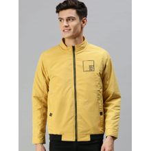 SHOWOFF Men Casual Solid Mustard Jacket