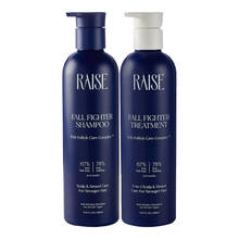 Raise Fall Fighter Shampoo + Treatment Combo, Anti-Hair Fall, Scalp + Hair Care Each