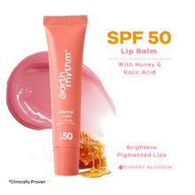 Earth Rhythm Honey Lip Balm Spf 50 Brightens Lips With Propolis, Peptides & Kojic Acid
