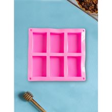 Nestasia Pink Silicone Mould for Rectangle Soap Bars