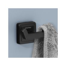 Plantex 304 Grade Stainless Steel Robe Hook/Hanger/Hook (Black)