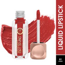 Colors Queen Mattifying Non Transfer Matte Liquid Lipstick - 01 Garnet