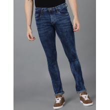 Urbano Fashion Mens Blue Skinny Fit Washed Jeans Stretchable