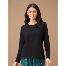 Nykd By Nykaa Essential Long Sleeve Tee - NYS807 - Jet Black