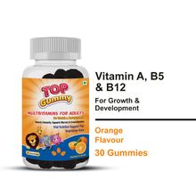 Top Gummy Multivitamin For Adults With 15 Vitamins & Minerals Orange Flavor 30 Gummies