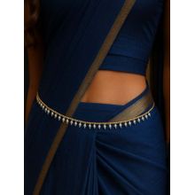 Accessher White Gold-Plated Pearl Waist Chain And Kamar bandh For Women And Girls