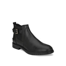 Delize Mens Black Solid Ankle Boots