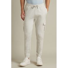 Simon Carter Cream Drawstring Joggers Pant
