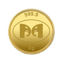 Indivara by Muthoot Gold Bullion Corporation 24k (999.9) Yellow Gold Coin - 2g