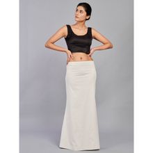 I AM BY DOLLYJAIN Cotton Lycra D'coat Off White