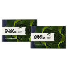 Wild Stone Forest Spice Deodorant Soap for Men - Pack of 2