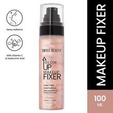 Swiss Beauty Glow Up Makeup Fixer With Vitamin C & Hyaluronic Acid