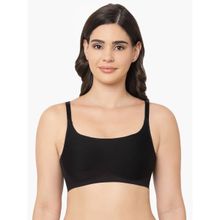 Wacoal New Normal Padded Non-Wired Full Coverage Bralette Bra Black