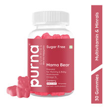 Purna Gummies Prenatal Cranberry Sugar Free Gummies With Vitamin K2 For Mommy & Baby