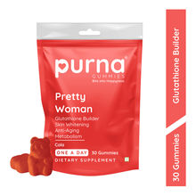 Purna Gummies Glutathione Cola Flavour Gummies For Skin Whitening