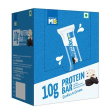 MuscleBlaze Protein Bar - Cookies & Cream (Pack Of 6)