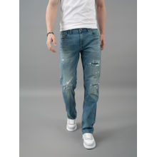 ROOKIES Blue 5 Pocket Straight Fit Jeans (32)