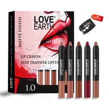 Love Earth Lip Crayon Non-Transfer Lipstick