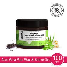 Sirona Natural Post Wax and Shave Gel For Men & Women with Goodness of Aloe Vera & Green Tea