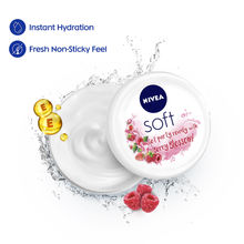 NIVEA Soft Light Moisturizing Cream Berry Blossom Fragrance With Vitamin E & Jojoba Oil