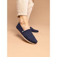 TOMS Alpargata Recycled Cotton Canvas In Navy