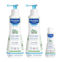 Mustela Lotion + Cleansing Gel Free - Pack of 2