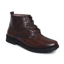 Zoom Shoes Mens Lace-Ups Casual Boots - Brown