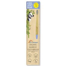 Dr. Morepen Organic Bamboo Toothbrush For Kids - Soft Blue