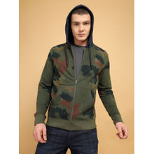 Wrangler Men's Camouflage Green Sweatshirt