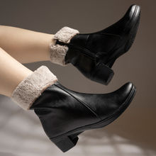 Shoetopia Comfortable Stylish Black Winter Puff Boots For Women