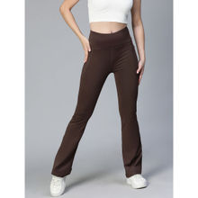 Athlisis Women Chocolate Bootcut-Fit Quick Dry Track Pants