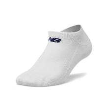 New Balance White Solid/Plain Casual Socks For Men (M)