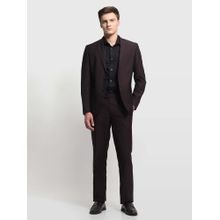 Arrow Purple Dobby Two Piece Suit