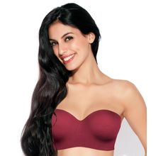 Enamor F074 Full Figure Strapless Multi-Way Bra - Padded Wired Medium Coverage - Bossa Nova