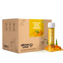 Akiva Love Turmeric Honey Ginger Immunity Booster Health Shots - Pack of 15
