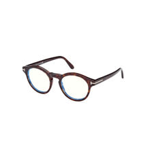 Tom Ford Eyewear Unisex Brown Oval Eyeglass Frames - FT5887-B 49 052