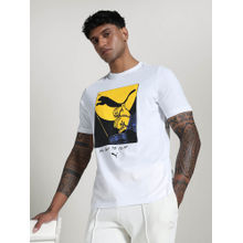Puma White Graphics Shadow Play Men's T-Shirt