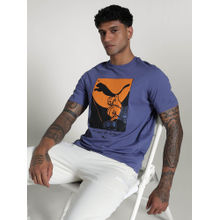 Puma Blue Graphics Shadow Play Mens T-Shirt