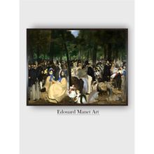 The Art House Music in the Tuileries, 1862 Painting by Edouard Manet