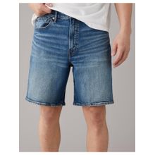 American Eagle Men Blue Easy Flex 9 Inches Loose Denim Shorts