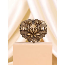 Cosa Nostraa Men Gold Twin elephant Elegance Brooch