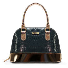 Modern Myth Senora Blue & Rosegold Faux Leather Women Handbag