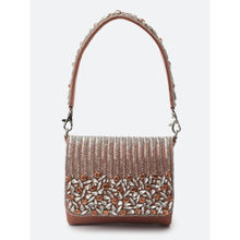 TABEER Peach Embellished Hand Bags (M)