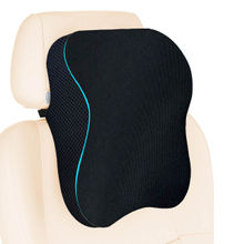 SLEEPSIA Memory Foam Ultimate Car Neck Rest Pillow for Long Drives Black
