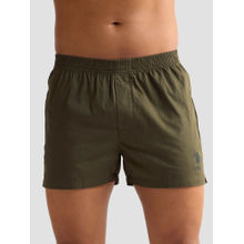 U.S. POLO ASSN. Green Pure Cotton Oex04 Boxer Shorts