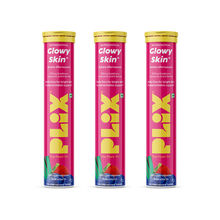 Plix Glowy Skin Bubbly 600MG Glutathione Effervescent Tablets - Pack Of 3