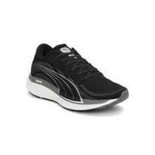 Puma Magnify Nitro Knit Womens Black Running Shoes (UK 3.5)