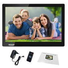 MIRACLE DIGITAL 12 Inch HDMI Digital Frame Hi-Def Electronic Photo & Video with 4GB Internal Memory